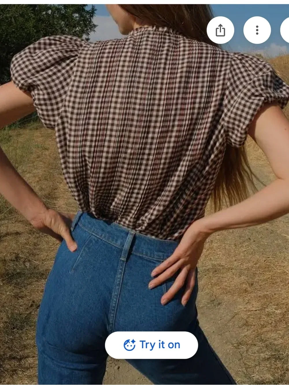 Doen lightweight gingham
